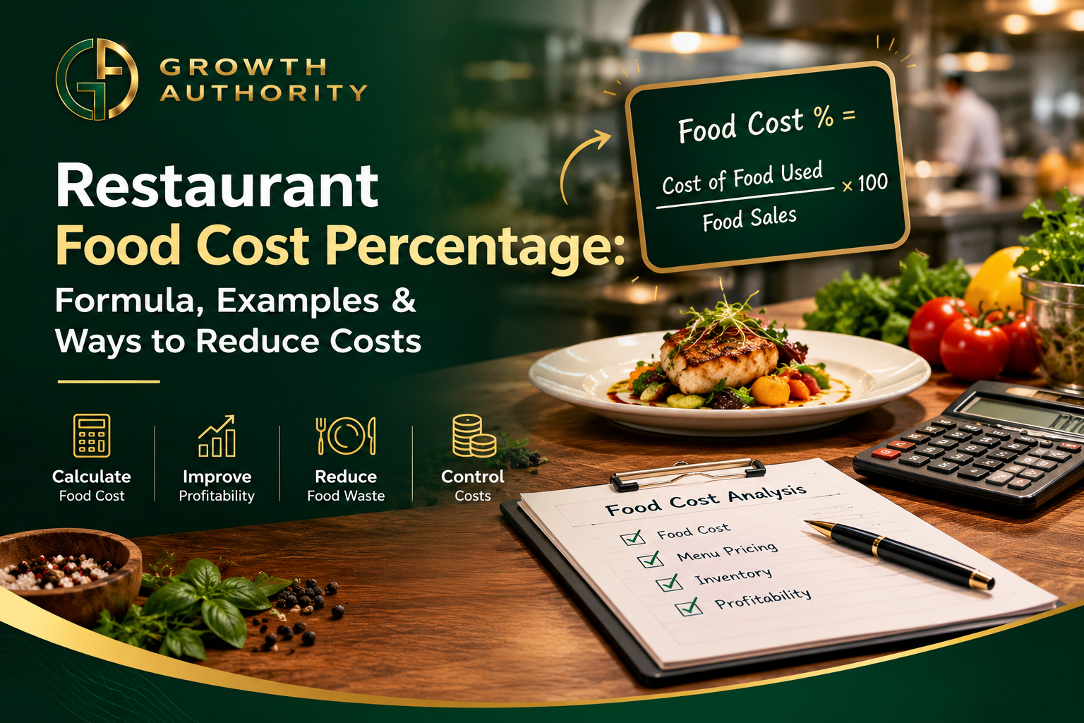 Restaurant Food Cost Percentage: Formula & Examples